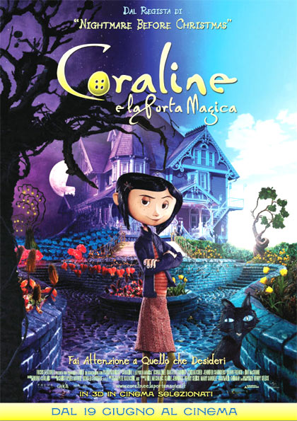 locandina Coraline e la porta magica